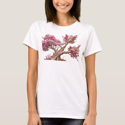 T-shirt Design d'art abstrait Or Classique (Devant)