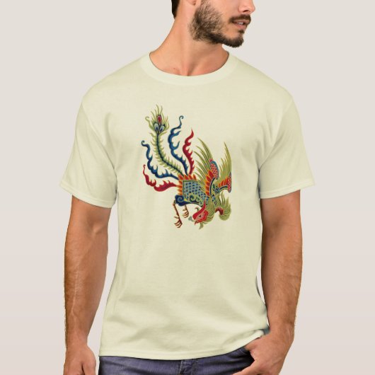 T-shirt Design d'art chinois (Devant)