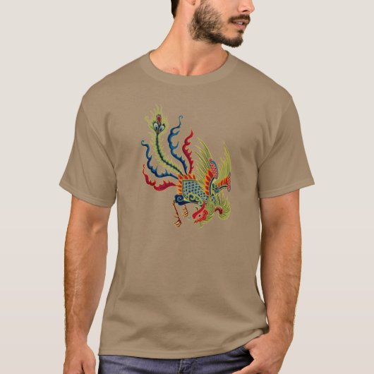 T-shirt Design d'art chinois (Devant)