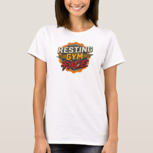 T-shirt Design d'art de VISAGE DE GYM AU REPOS tendance