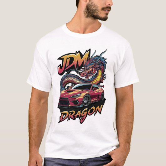 T-shirt Design d'art dragon (Devant)