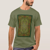 T-shirt Design d'art floral en verre (Devant)