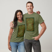 T-shirt Design d'art floral en verre (Unisexe)