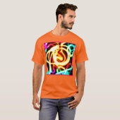 T-shirt Design d'art géométrique Neon pour vos besoins (Devant entier)