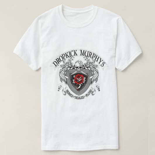 T-shirt design d'art nouveau dropkick murphys dropkick mur (Design devant)