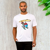 T-shirt Design d'aviation amusant d'un hélicoptère rouge m