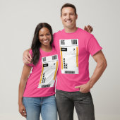 T-shirt Design de billets de voyage de Shanghai - Ti de vo (Unisexe)