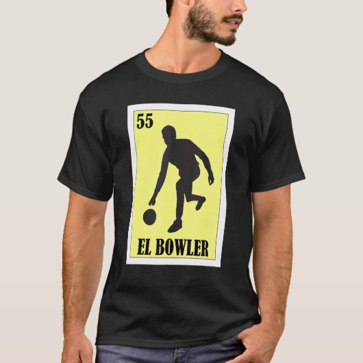 T-shirt Design de Bowling espagnol - Loterie mexicaine El  (Devant)