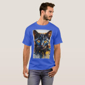 T-shirt design de chat (Devant entier)