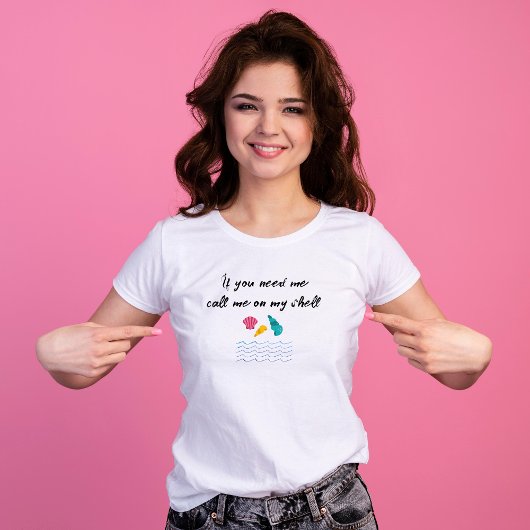 T-shirt Design de coquillages