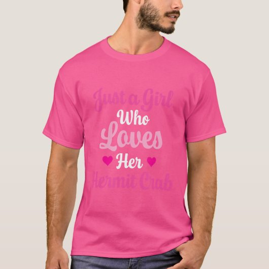 T-shirt Design De Crabe Hermite Pour Les Femmes Qui Aiment (Devant)