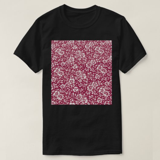 T-shirt Design de fleurs rouges (Design devant)