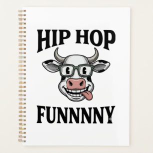T-shirt design de gravure vintage de vache hip hop