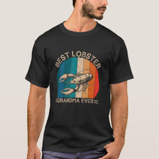 T-shirt Design de homard rétro pour grand-mère amusante s