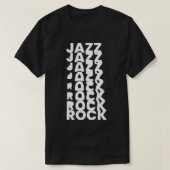 T-shirt design de jazz (Design devant)