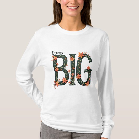 T-shirt Design de logo Dream Big (Devant)