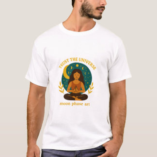 T-shirt Design de lune céleste