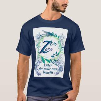 T-shirt Design de méditation Zen Zone