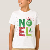 T-shirt "Design de Noël Noel coloré" (Devant)
