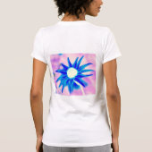 T-shirt Design de piscines bleu (Dos)