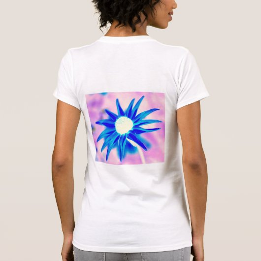 T-shirt Design de piscines bleu (Dos)