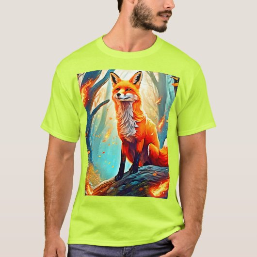 T-shirt Design de scène de Crimson Fox (Devant)