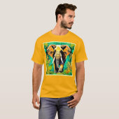 T-shirt Design de scène Eléphant de la Jungle (Devant entier)