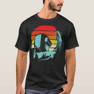 T-shirt Design de style rétro soudeur