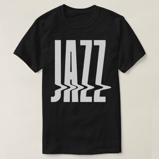 T-shirt Design de texte jazz (Design devant)