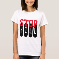 Design de texte simple "STOP KILL"