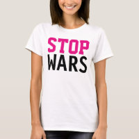 Design de texte simple "STOP WARS"
