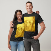 T-shirt Design de Texture Dorée Luxueux (Unisexe)