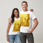T-shirt Design de Texture Dorée Luxueux (Unisexe)