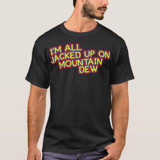 T-shirt Design de typographie de Mountain Dew