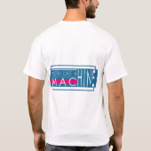 T-shirt Design de typographie de texte blanc moderne (Dos)
