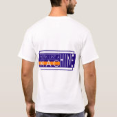 T-shirt Design de typographie de texte blanc moderne (Dos)