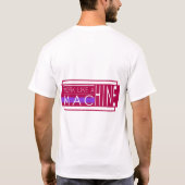 T-shirt Design de typographie de texte blanc moderne (Dos)