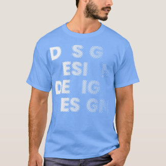T-shirt Design de typographie matricielle