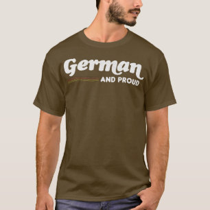 T-shirt Design de typographie rétro ALLEMANDE ET FIÈRE