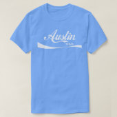 T-shirt Design de typographie rétro Austin Texas (Design devant)