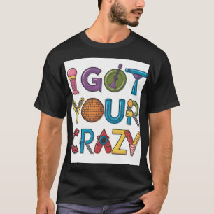 T-shirt Design de typographie rétro coloré avec jeux