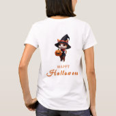T-shirt Design d'Halloween chats (Dos)