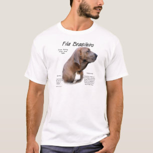 T-shirt Design d'histoire de Fila Brasileiro