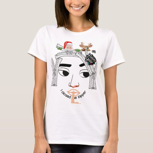 T-shirt design différent pour la nouvelle année (Devant)