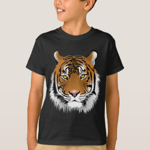 T-shirt Design d'impression Tiger Head