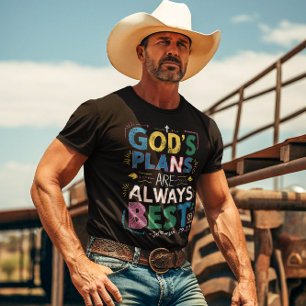 T-shirt Design Divin : Les Plans De Dieux Sont Toujours Me