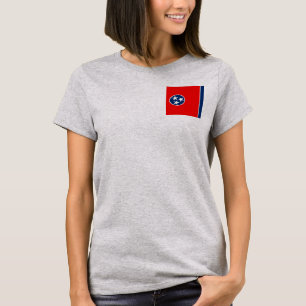 T-shirt Design du drapeau d'état du Tennessee