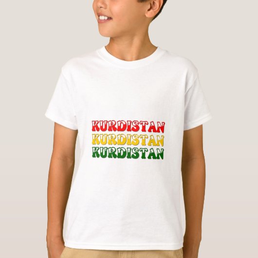 T-shirt Design du Kurdistan (Devant)