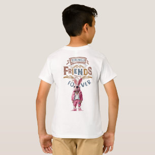T-shirt Design élégant de lapin rose - Unique et original