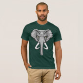 T-shirt Design éléphant (Devant entier)